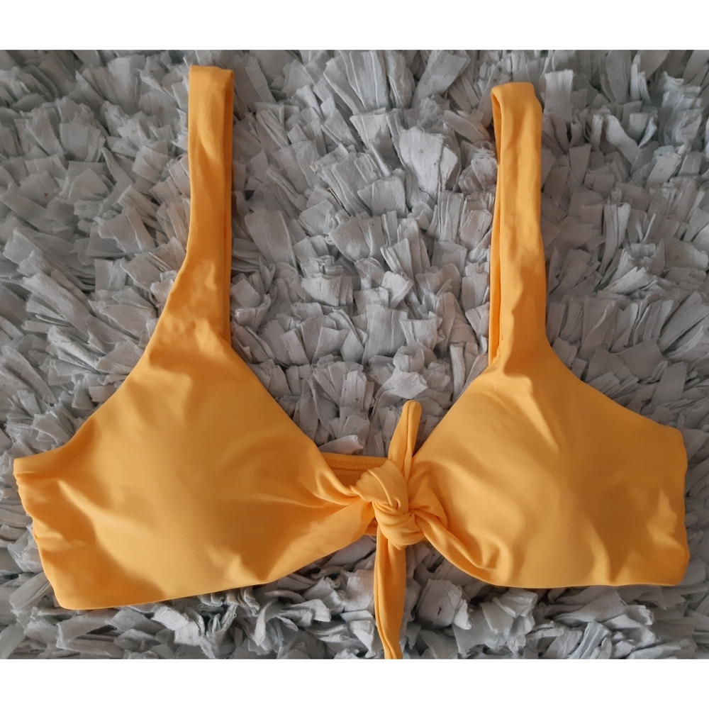 Super Cute Sexy Yellow Knot Bikini TOP or bra